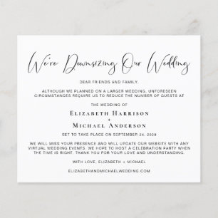 Budget Nous réduisons notre Faire-part Mariage