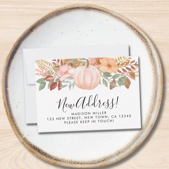 Budget Nouveau Citrouille d'adresse Faire-part de  (Créateur téléchargé)