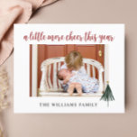 Budget Nouveau Faire-part bébé photo carte de Noël<br><div class="desc">Annoncez l'arrivée du plus récent ajout à votre famille avec cette carte de noël photo. Personnalisez avec 1 photo sur le devant et 3 photos sur le dos avec toutes les informations sur votre état de naissance. Visitez ma collection de cartes de Noël pour voir toutes les options de cartes...</div>