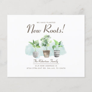 Budget Nouveau Faire-part d'aquarelle Plantes