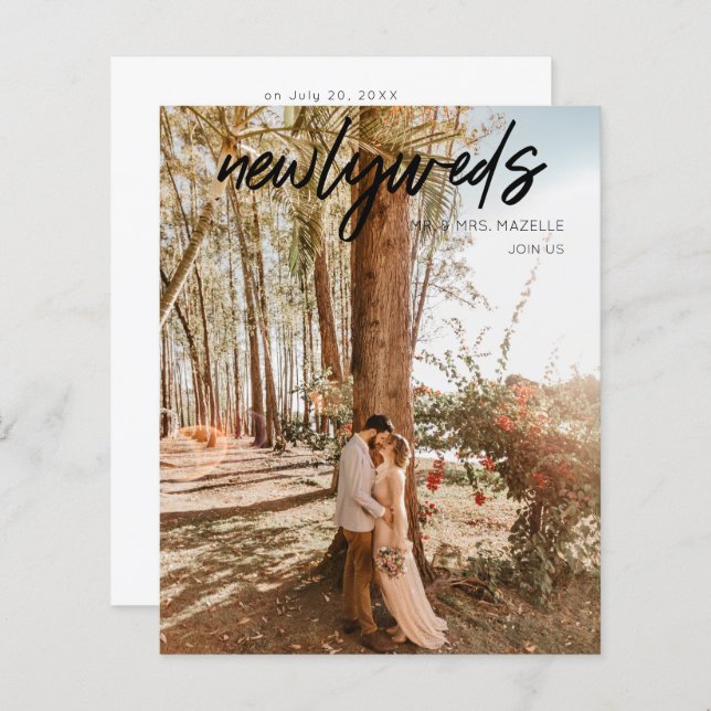 Budget Nouveaux mariés B 1 Photo Post Mariage Réce (Devant / Derrière)