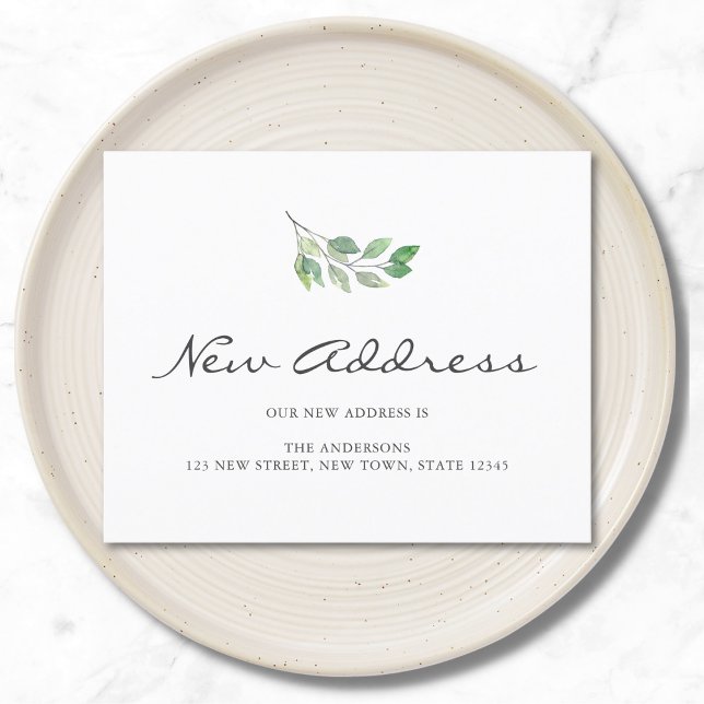 Budget Nouvelle adresse Faire-part de déplacement (Créateur téléchargé)