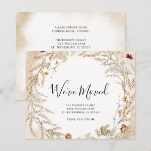 Budget Nouvelle carte de déménagement du Fleur sau