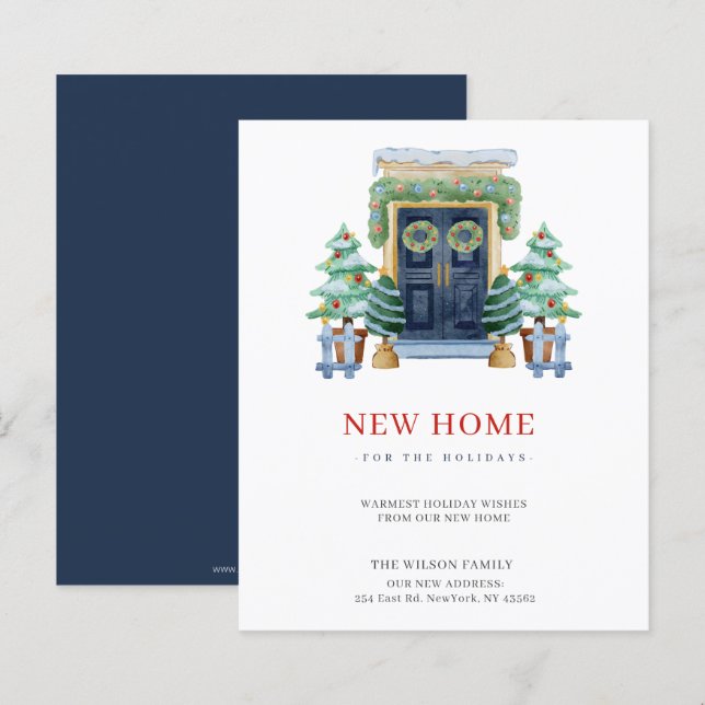 Budget Nouvelle maison Porte de Noël Déménagement  (Devant / Derrière)