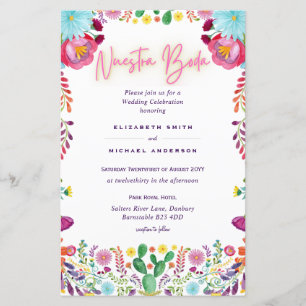 BUDGET Nuestra Boda Fleurs Mariage Inviter A9
