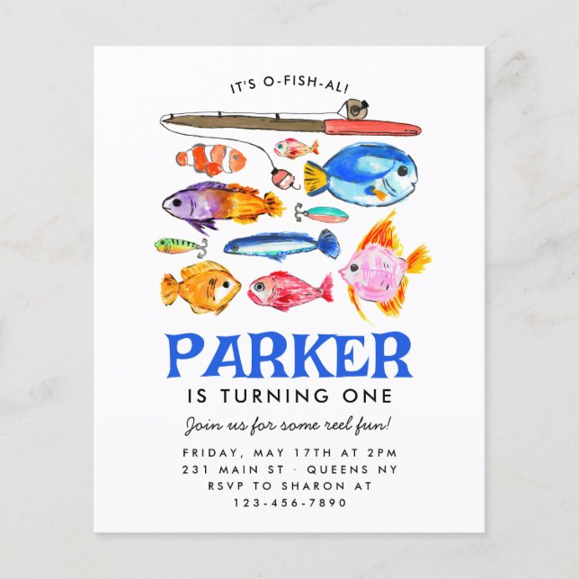 Budget O-Fish-al Reel Plaisir passé pêche Annivers (Devant)