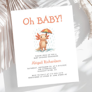Budget Oh Baby Adorable Axolotl Baby Shower