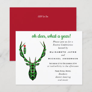 Budget Oh DEER quel an 2020 Invitation de Noël
