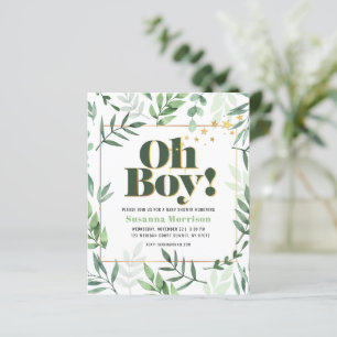 Budget Oh garçon Baby shower aquarelle Parties sci