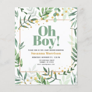 Budget Oh garçon Baby shower aquarelle Parties sci