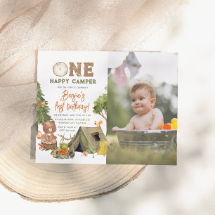 Budget One Happy Camper Photo Boy 1er anniversaire
