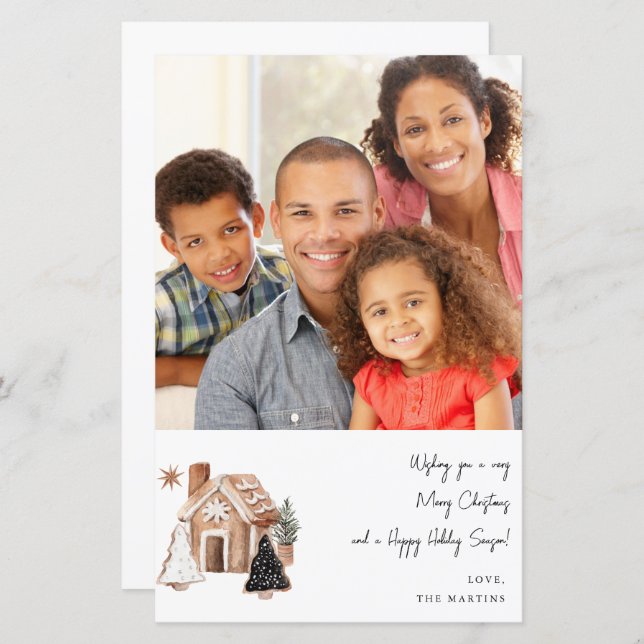 Budget Pain d'épice Maison et Cookies de Noël Note (Devant / Derrière)