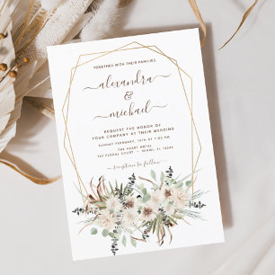 Budget Pampas Boho Eucalyptus Mariage