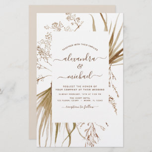 Budget Pampas Grass Bohemian Boho Mariage