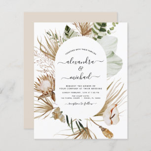 Budget Pampas Grass Bohemian Eucalyptus Mariage