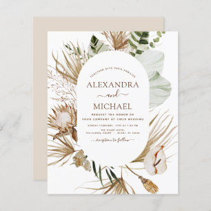 Budget Pampas Grass Bohemian Eucalyptus Mariage