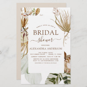 Budget Pampas Grass Boho Fête des mariées tropical