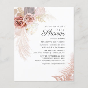 Budget Pampas Grass Terracotta Fête des mariées