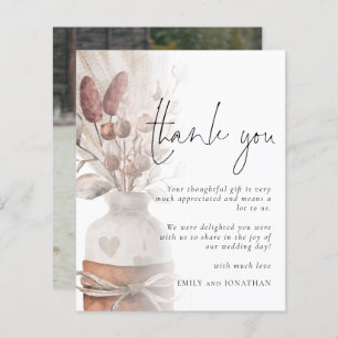 Budget Pampas Revêtement de laiton Mariage photo M