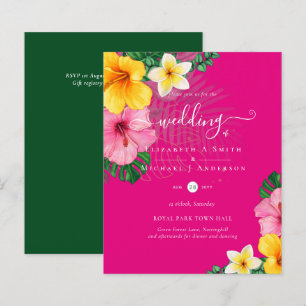 BUDGET Paradis tropical Plage Mariage Florales