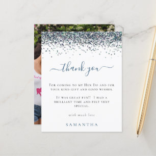 Budget Parties scintillant bleue Photo Hen Party M