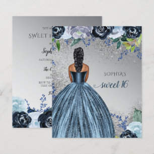 Budget Parties scintillant Blue Robe Sweet 16 anni