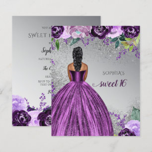 Budget Parties scintillant Purple Robe Douce 16 an