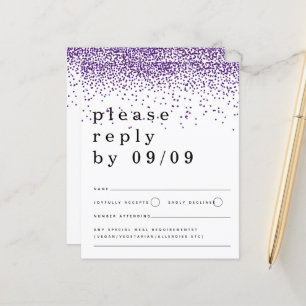 Budget Parties scintillant violet Confetti Mariage