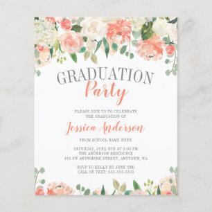 Budget Pastel Watercolor Flower Party