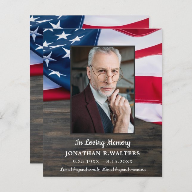 Budget Patriotique Vétérinaire Célébration De La V (Devant / Derrière)