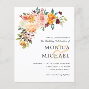 BUDGET Pays Fleur Bourgogne Floral Chic Mariage