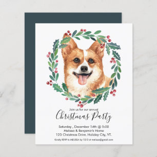 Budget Pembroke Welsh Corgi Chien Invitation de No