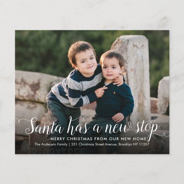 Budget Père Noël Nouvelle Maison Stop Photo Holida (Devant)