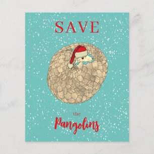 Budget personnalisé de Noël pour Pangolin mignon