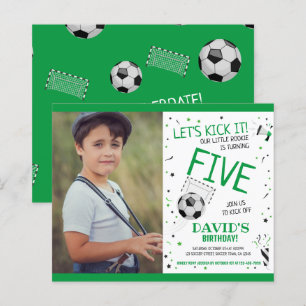 Budget Petit Rookie Football Vert Photo Anniversai