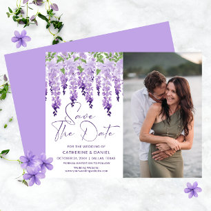 Budget Photo Enregistrer La Date Mariage Wisteria
