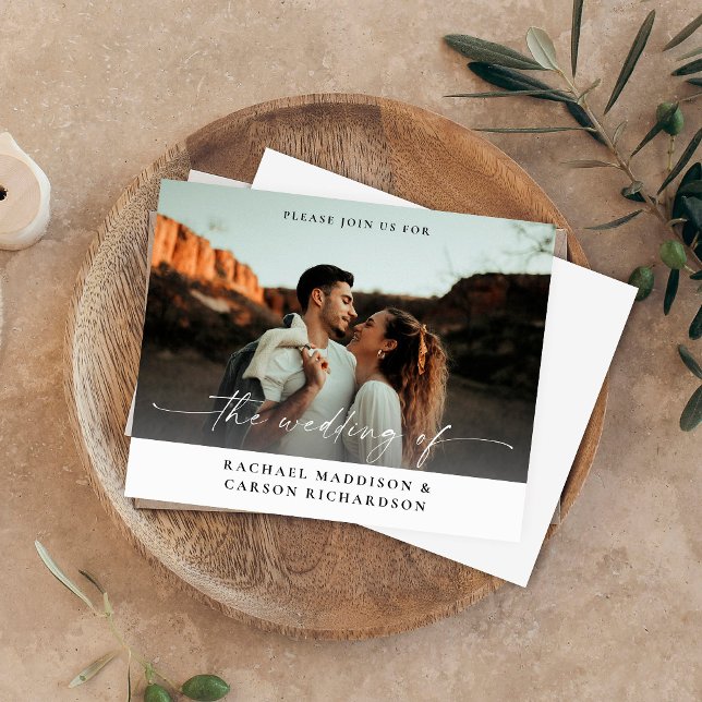 Budget photo et calligraphie 3B Mariage horizontal (Créateur téléchargé)