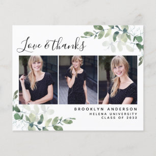 Budget Photo Eucalyptus Graduation Carte de remerc