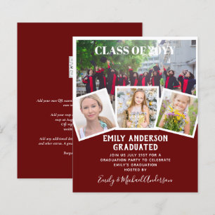 BUDGET Photo GRADUM Invitation Faire-part MerciU