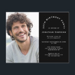 Budget Photo Man 30e anniversaire fête Invitation<br><div class="desc">Un rapport qualité-prix BUDGET alternative sur une taille plus petite 4, 5 x 5, 6" semi-brillant poids 110lbs, qui est d'une épaisseur similaire à une carte postale (cependant ne convient pas à utiliser comme carte postale.) VEUILLEZ NOTER qu'il y a UN invitation par feuille. Budget Photo Man 30th Birthday Party...</div>