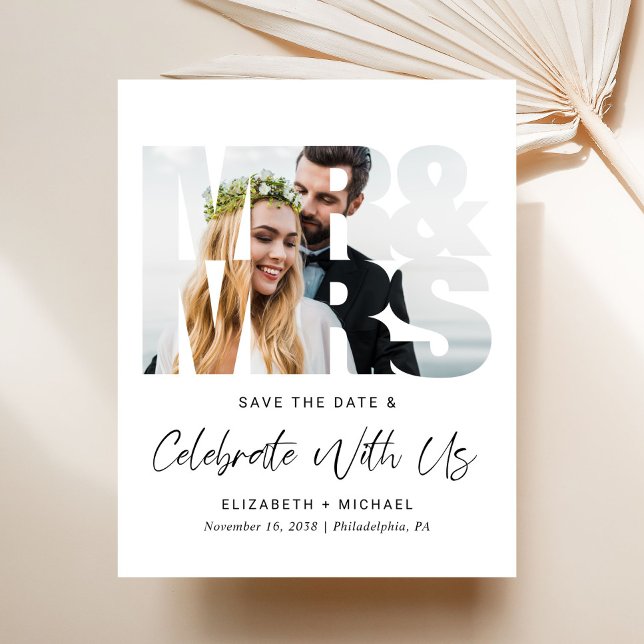 Budget Photo Mariage Réception Enregistrer La Date (Créateur téléchargé)