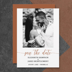 Budget Photo Mariage Terracotta Enregistrer La Dat