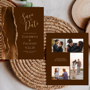 Budget Photo Mocha Gold Agate Marron Économisez la