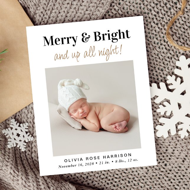 Budget Photo Noël (A fun and unique way to introduce family and friends to your baby this holiday season)