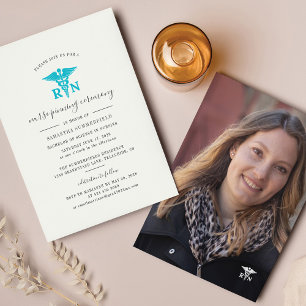Budget Photo Nurse Grad 2023 Pinning Invitation
