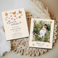 Budget Photo Papillons nuptiale Douche Invitation