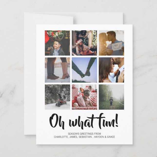 Budget Photo personnalisée Oh Quelle carte amusant (Devant)