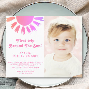 Budget Photo Pink Soleil Premier anniversaire Invi