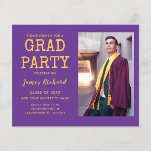 Budget Photo Purple Et Gold Graduation Party