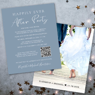 Budget Photo QR Code Mariage Réception Invitation